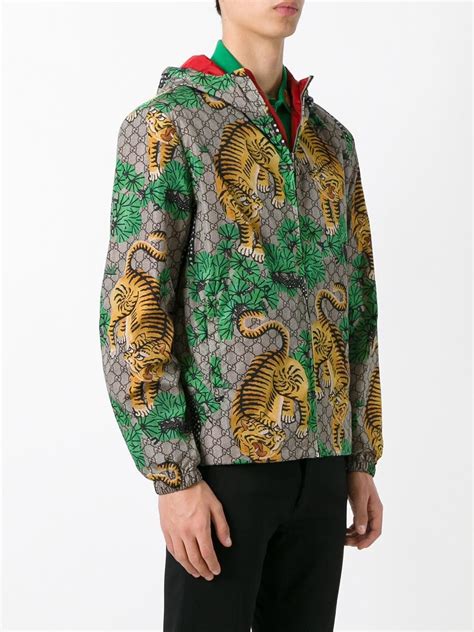 gucci tiger lightweight jacket replica|gucci tiger for sale.